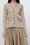 BASERANGE Taff Cardigan TOTVC-RC-WI23 Tan (TOTVC)